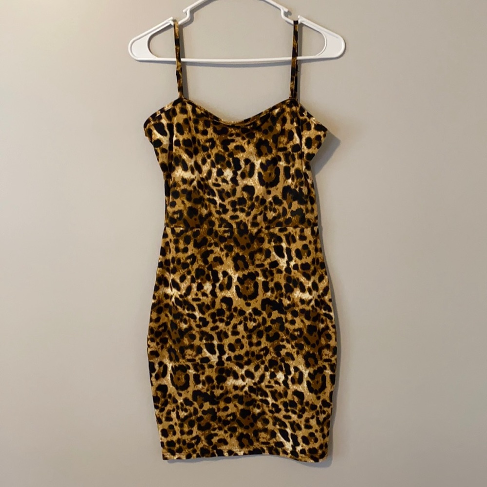 NWOT SHEIN CHEETAH DRESS